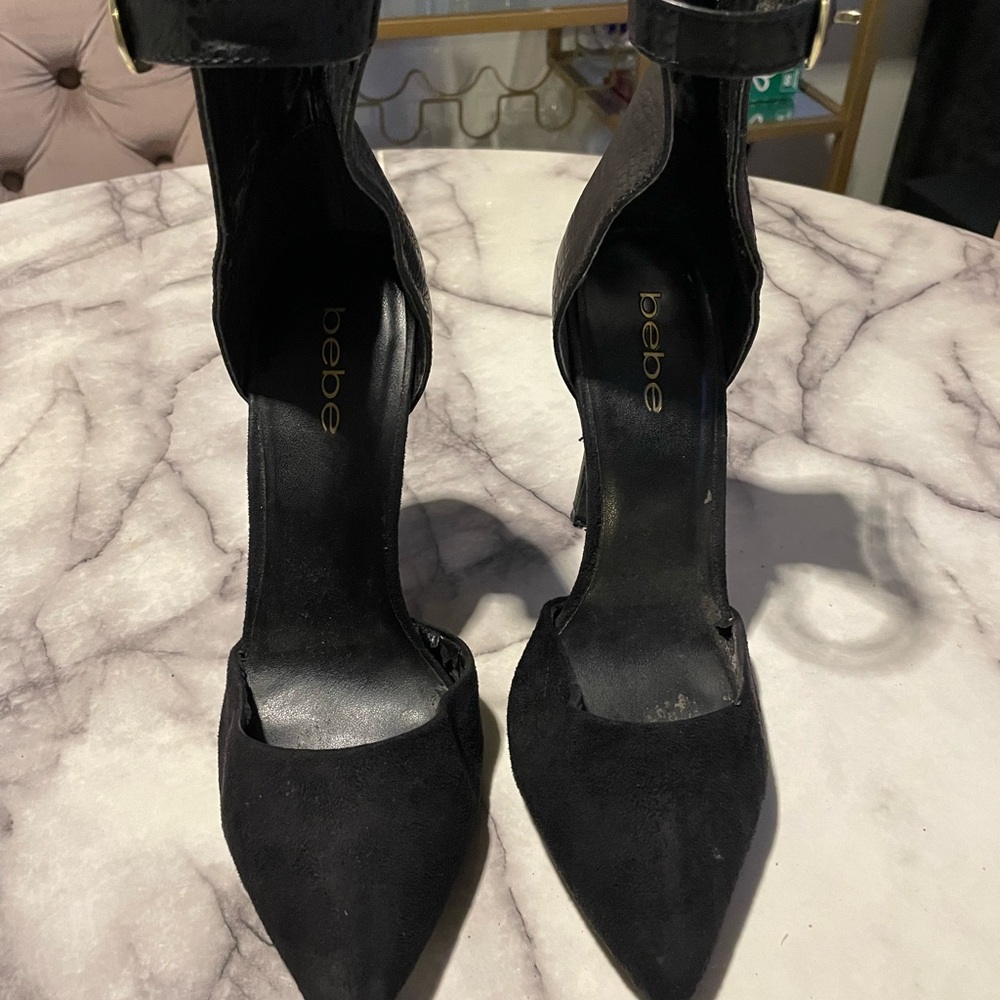 Bebe Black Heels